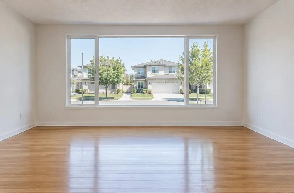 Illustration: a hardwood floor in a typical Creekside home
