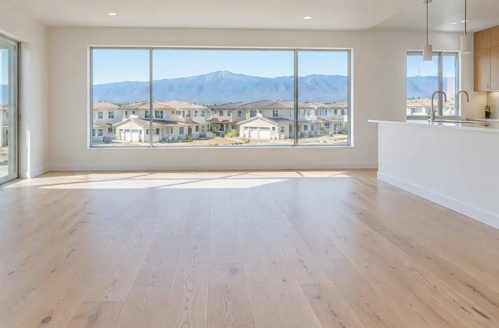 Illustration: a hardwood floor in a typical Ontario Ranch and New Haven home